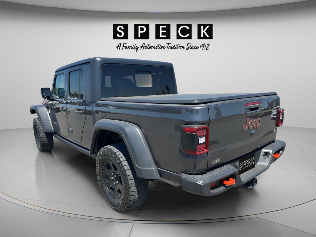 2021 Jeep Gladiator — rear three-quarter view