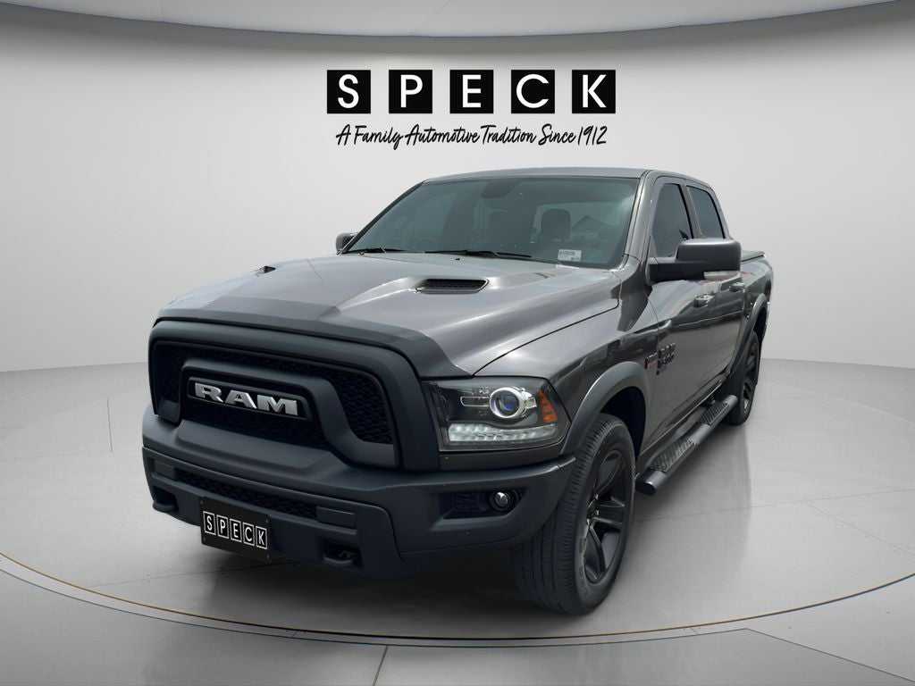 2022 RAM 1500 Classic SLT in Grey — front three-quarter view