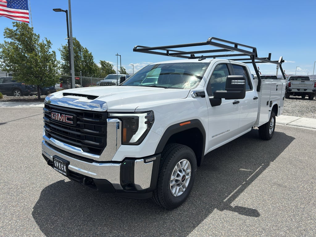 2026 GMC Sierra 2500 HD Pro in Summit White — front three-quarter view