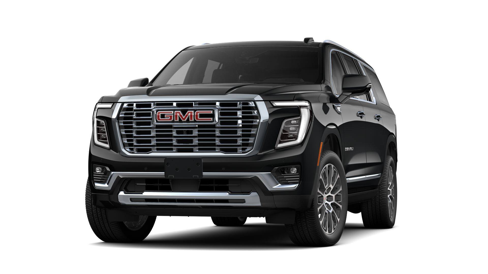 2026 GMC Yukon XL Denali in Onyx Black — front three-quarter view