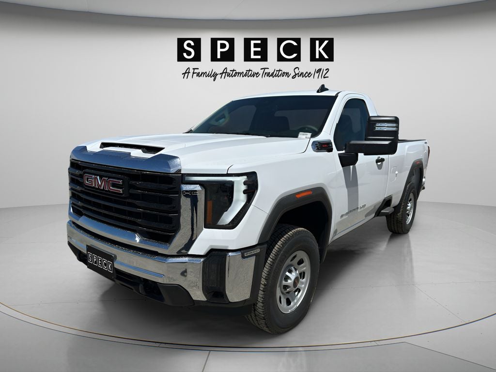 2026 GMC Sierra 2500 HD Pro in Summit White — front three-quarter view