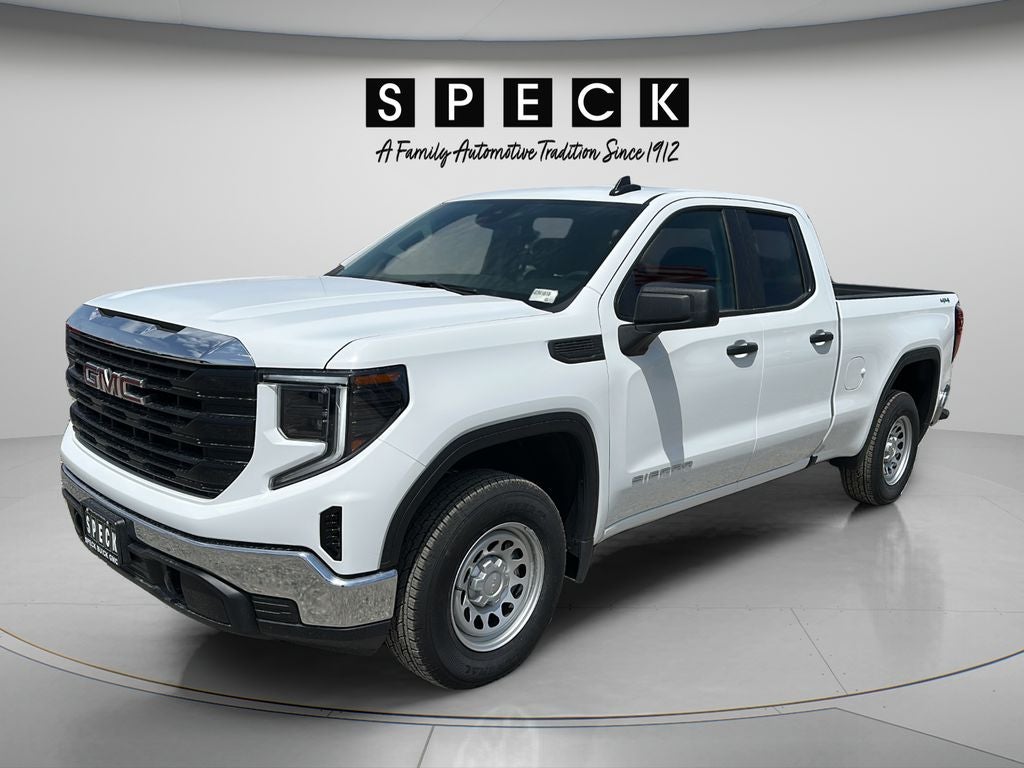 2026 GMC Sierra 1500 Pro in Summit White — front three-quarter view