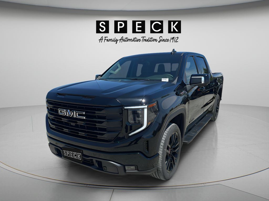 2026 GMC Sierra 1500 Elevation in Onyx Black — front three-quarter view