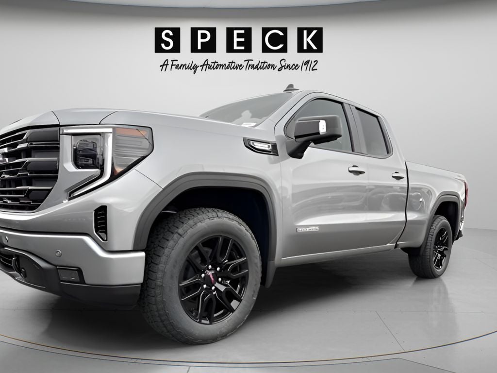 2026 GMC Sierra 1500 Elevation in Sterling Metallic — front three-quarter view
