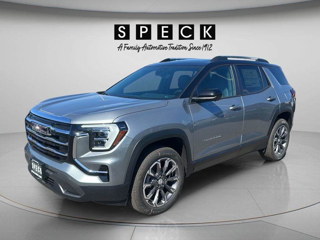 2026 GMC Terrain Elevation in Sterling Metallic — front three-quarter view
