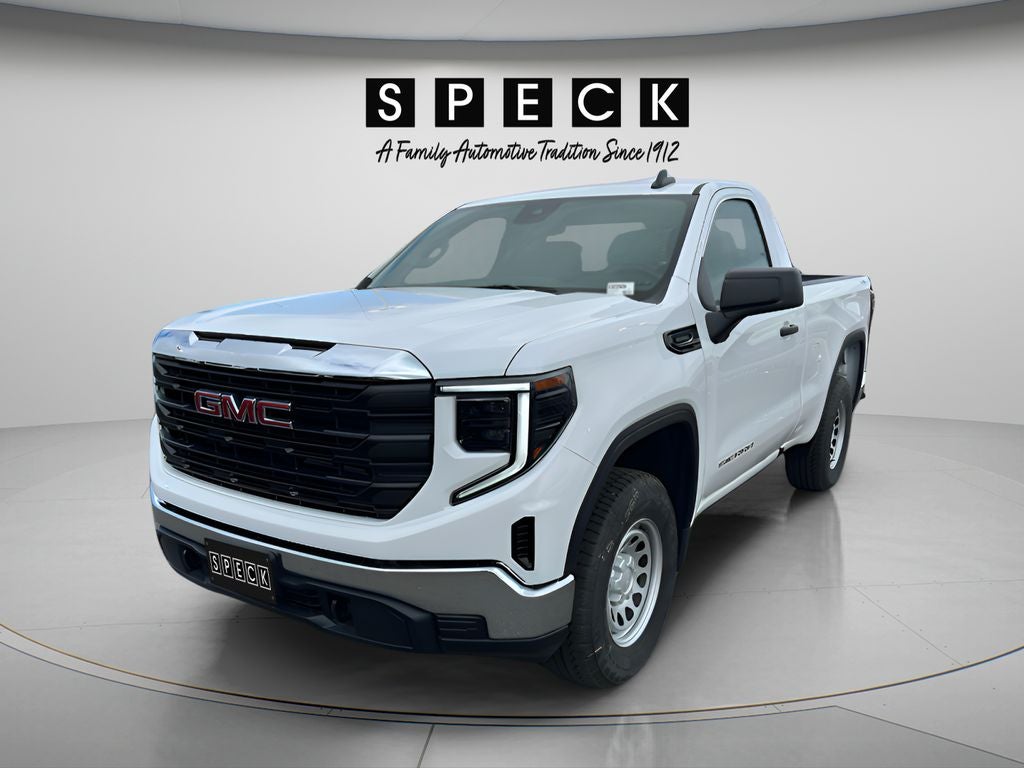 2026 GMC Sierra 1500 Pro in Summit White — front three-quarter view