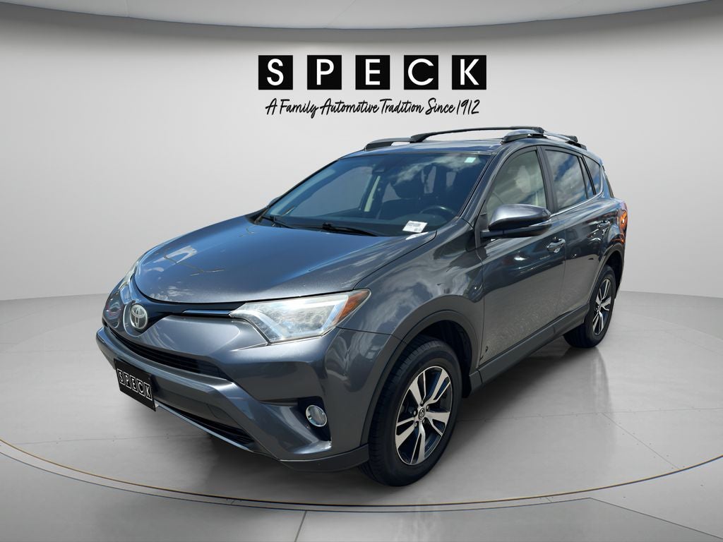 2017 Toyota RAV4 XLE in Gray — front three-quarter view