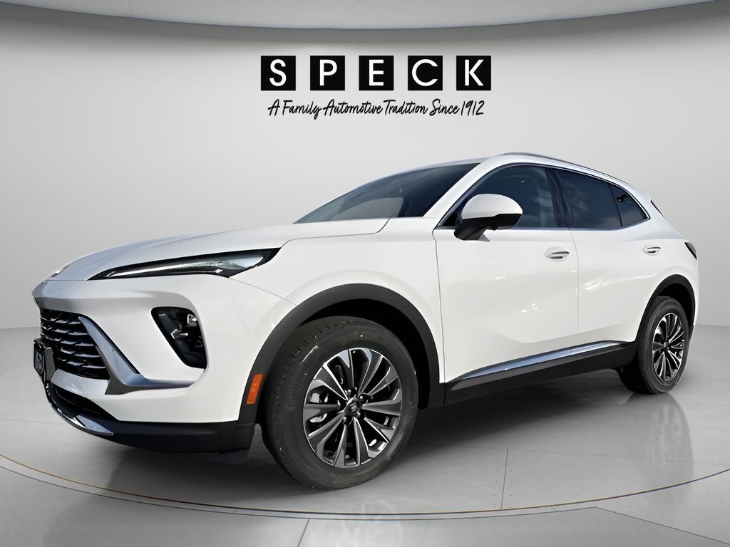 2026 Buick Envision Preferred in Summit White — front three-quarter view