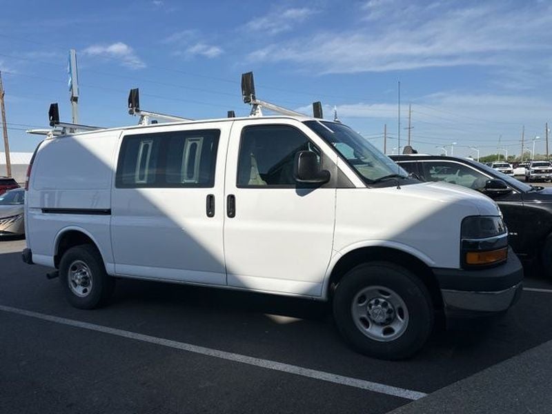 2024 Chevrolet Express Cargo RWD 2500 Regular Wheelbase WT in Summit White — front three-quarter view