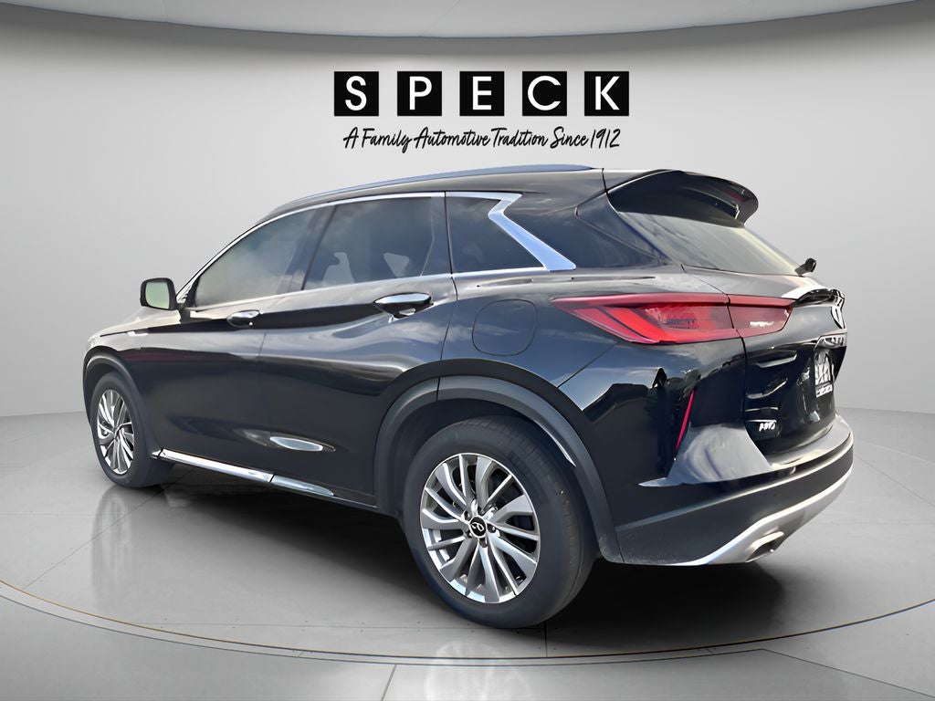 2024 INFINITI QX50 — rear three-quarter view